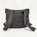SLOW Truck French Army Shoulder Bag 定価33000円 バイオウォッシュ加工 2wayリュック ショルダーバッグ ブラック メンズ スロウ【中古】6-0710G♪