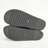 UNITED ARROWS ビッグチェーン バックストラップ サンダル 8479 サイズ37 サンダル クロ ゴールド レディース ユナイテッドアローズ【中古】6-0713S◎