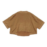 TAN クロップド丈Tシャツ CLING FILM CROPPED TEE 定価29700円 セーター ニット ブラウン レディース タン【中古】6-0711S△