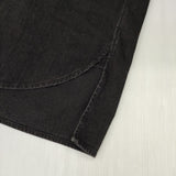 unfil 7.5oz organic cotton-denim band collar shirt 定価24200円 WZFL-UM204 デニム 長袖シャツ ブラック メンズ アンフィル【中古】6-0924M∞