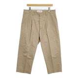 COVERT イタリア製 ワイド コットン パンツ ベージュ メンズ コーベルト【中古】6-0906G∞