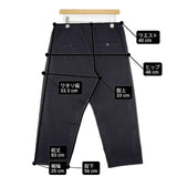 YAECA CONTEMPO 2WAY パンツ スタンダード 59603 サイズL パンツ ブラック メンズ ヤエカコンテンポ【中古】6-0906G∞