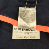 JIL SANDER 2013 本人期 ジルサンダー期 イタリア製 サイズ50 コットンストレッチ テーラードジャケット ネイビー メンズ ジルサンダー【中古】6-0924M∞