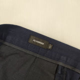 JIL SANDER 2014 本人期 ジルサンダー期 イタリア製 サイズ52 コットンストレッチ パンツ ネイビー メンズ ジルサンダー【中古】6-0924G∞