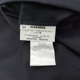 JIL SANDER オンワード イタリア製 サイズ50 ウール スラックス テーパード パンツ 2016 ネイビー メンズ ジルサンダー【中古】6-0925G♪