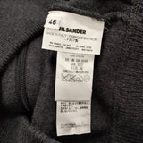 JIL SANDER ウールニット フルジップパーカー ブルゾン サイズ46 イタリア製 パーカー 2015AW チャコールグレー メンズ ジルサンダー【中古】6-0925T♪