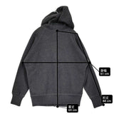 JIL SANDER ウールニット フルジップパーカー ブルゾン サイズ46 イタリア製 パーカー 2015AW チャコールグレー メンズ ジルサンダー【中古】6-0925T♪
