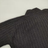 JOHN SMEDLEY POWER RIBBED FULL ZIP JACKET サイズL イギリス製 レーヨンアルパカウール リブニット ジャケット ブラック メンズ ジョンスメドレー【中古】6-0925T♪