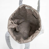 mina perhonen/BEAMS 別注 tambourine 刺繡 コットン vs9067 トートバッグ グレー レディース ミナペルホネン/ビームス【中古】6-1010G∞
