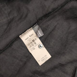nest Robe ラミー付け襟ブラウス フリル ギャザー 定価30800円 01222-1202 ブラウス シャツ ブラック レディース ネストローブ【中古】6-0912M∞