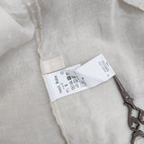 nest Robe リネンレース襟ギャザーブラウス 定価23100円 01223-1233 ブラウス シャツ ベージュ レディース ネストローブ【中古】6-0912M∞