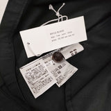 fofofofa RIFFLE BLOUSE VEST フリルブラウスベスト fo-4 定価40700円 コットン ノースリーブ ブラウス シャツ ブラック レディース【中古】6-0710S♪