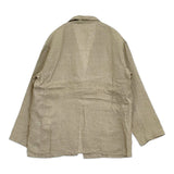 YLEVE LINEN POPLIN JACKET 定価60500円 168-5120057 サイズ0 リネンポプリン ジャケット 25SS カーキ レディース イレーヴ【中古】6-0710M♪