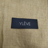 YLEVE LINEN POPLIN JACKET 定価60500円 168-5120057 サイズ0 リネンポプリン ジャケット 25SS カーキ レディース イレーヴ【中古】6-0710M♪