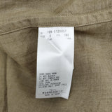 YLEVE LINEN POPLIN JACKET 定価60500円 168-5120057 サイズ0 リネンポプリン ジャケット 25SS カーキ レディース イレーヴ【中古】6-0710M♪