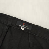 L'EQUIPE YOSHIE INABA コットンストレッチ サイズ13 パンツ ブラック レディース レキップヨシエイナバ【中古】6-1003G∞