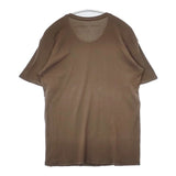 JURGEN LEHL J0191UB051 コットン ロゴバックプリント クルーネック サイズM 半袖Ｔシャツ カットソー ブラウン レディース ヨーガンレール【中古】6-0711S△