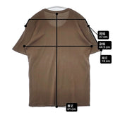 JURGEN LEHL J0191UB051 コットン ロゴバックプリント クルーネック サイズM 半袖Ｔシャツ カットソー ブラウン レディース ヨーガンレール【中古】6-0711S△