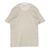 JURGEN LEHL J0191UB051 コットン ロゴバックプリント サイズM 半袖Ｔシャツ カットソー ライトベージュ レディース ヨーガンレール【中古】6-0711S△