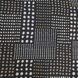 tumugu リネンドットプリント ワイド 日本製 サイズF ワンピース ブラック グレー レディース ツムグ【中古】6-0711M△