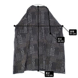 tumugu リネンドットプリント ワイド 日本製 サイズF ワンピース ブラック グレー レディース ツムグ【中古】6-0711M△