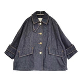 Mackintosh HUMBIE DNM JACKET MB サイズ6 定価79200円 インディゴ染め デニムジャケット 26SS ネイビー レディース マッキントッシュ【中古】6-0721M♪