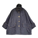 Mackintosh HUMBIE DNM JACKET MB サイズ6 定価79200円 インディゴ染め デニムジャケット 26SS ネイビー レディース マッキントッシュ【中古】6-0721M♪