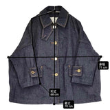 Mackintosh HUMBIE DNM JACKET MB サイズ6 定価79200円 インディゴ染め デニムジャケット 26SS ネイビー レディース マッキントッシュ【中古】6-0721M♪