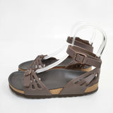 BIRKENSTOCK Bali 36サイズ 23cm ナロー アンクルベルト サンダル チャ レディース ビルケンシュトック【中古】6-0713S◎
