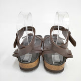 BIRKENSTOCK Bali 36サイズ 23cm ナロー アンクルベルト サンダル チャ レディース ビルケンシュトック【中古】6-0713S◎