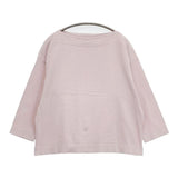 45R/45rpm 四角ボートネック 長袖Ｔシャツ カットソー ロンＴ ピンク レディース フォーティーファイブアールピーエム【中古】6-0919M∞