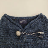 45R/45rpm モカシンニットの908アウターTシャツ（インディゴ）定価66000円 セーター ニット ネイビー レディース フォーティーファイブアールピーエム【中古】6-0712M♪