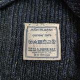 45R/45rpm モカシンニットの908アウターTシャツ（インディゴ）定価66000円 セーター ニット ネイビー レディース フォーティーファイブアールピーエム【中古】6-0712M♪