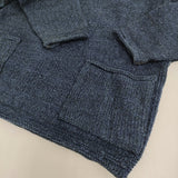 45R/45rpm モカシンニットの908アウターTシャツ（インディゴ）定価66000円 セーター ニット ネイビー レディース フォーティーファイブアールピーエム【中古】6-0712M♪
