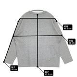 45R/45rpm モンサン超ガーゼの908オーシャンTシャツ 定価39600円 サイズ1 セーター ニット グレー レディース フォーティーファイブアールピーエム【中古】6-0712M♪