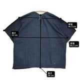 45R/45rpm レースde天竺Tシャツ 藍納戸 定価24200円 半袖Ｔシャツ カットソー ネイビー レディース フォーティーファイブアールピーエム【中古】6-0712S♪