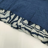 45R/45rpm インディゴ布帛×天竺BLOUSE 定価28600円 半袖Ｔシャツ カットソー ネイビー レディース フォーティーファイブアールピーエム【中古】6-0712S♪