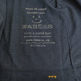 45R/45rpm 908 45星Tシャツ サイズ3 コットン 日本製 半袖Ｔシャツ カットソー ネイビー レディース フォーティーファイブアールピーエム【中古】6-0712S♪