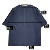 45R/45rpm 908 45星Tシャツ サイズ3 コットン 日本製 半袖Ｔシャツ カットソー ネイビー レディース フォーティーファイブアールピーエム【中古】6-0712S♪
