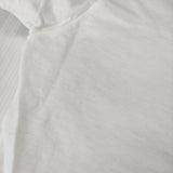 45R/45rpm お花刺繍 サイズ2 コットン 日本製 半袖Ｔシャツ カットソー ホワイト レディース フォーティーファイブアールピーエム【中古】6-0712S♪