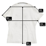 45R/45rpm お花刺繍 サイズ2 コットン 日本製 半袖Ｔシャツ カットソー ホワイト レディース フォーティーファイブアールピーエム【中古】6-0712S♪