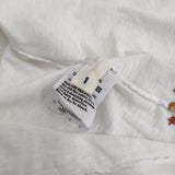 45R/45rpm 45星Tシャツ サイズ1 コットン 半袖Ｔシャツ カットソー ホワイト レディース フォーティーファイブアールピーエム【中古】6-0712S♪