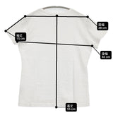 45R/45rpm 45星Tシャツ サイズ1 コットン 半袖Ｔシャツ カットソー ホワイト レディース フォーティーファイブアールピーエム【中古】6-0712S♪