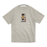 45R/45rpm コノッキくんべタッチプリントの908 45星半袖Tシャツ 定価20350円 葉山店限定 半袖Ｔシャツ カットソー グレー レディース フォーティーファイブアールピーエム【中古】6-0712S♪
