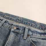 45R/45rpm ライ麦デニムのクロスビー5（清）定価47300円 29インチ デニムパンツ ライトブルー レディース フォーティーファイブアールピーエム【中古】6-0712G♪