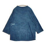 45R/45rpm 藍染め天竺の908馬Tシャツ 藍職人いろいろ 青梅 おうめ藍 長袖Ｔシャツ カットソー ロンＴ ブルー レディース フォーティーファイブアールピーエム【中古】6-0712M♪