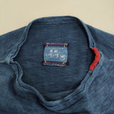 45R/45rpm 藍染め天竺の908馬Tシャツ 藍職人いろいろ 青梅 おうめ藍 長袖Ｔシャツ カットソー ロンＴ ブルー レディース フォーティーファイブアールピーエム【中古】6-0712M♪