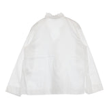 45R/45rpm カットワークのカシュクールブラウス 定価51700円 サイズ2 ブラウス シャツ ホワイト レディース フォーティーファイブアールピーエム【中古】6-0912M∞