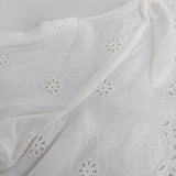45R/45rpm タペットのカットワークブラウス 定価51700円 ブラウス シャツ ホワイト レディース フォーティーファイブアールピーエム【中古】6-0712M♪