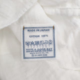 45R/45rpm ガーゼ二重織のボーイフレンドシャツ 定価52800円 長袖シャツ ホワイト レディース フォーティーファイブアールピーエム【中古】6-0712M♪